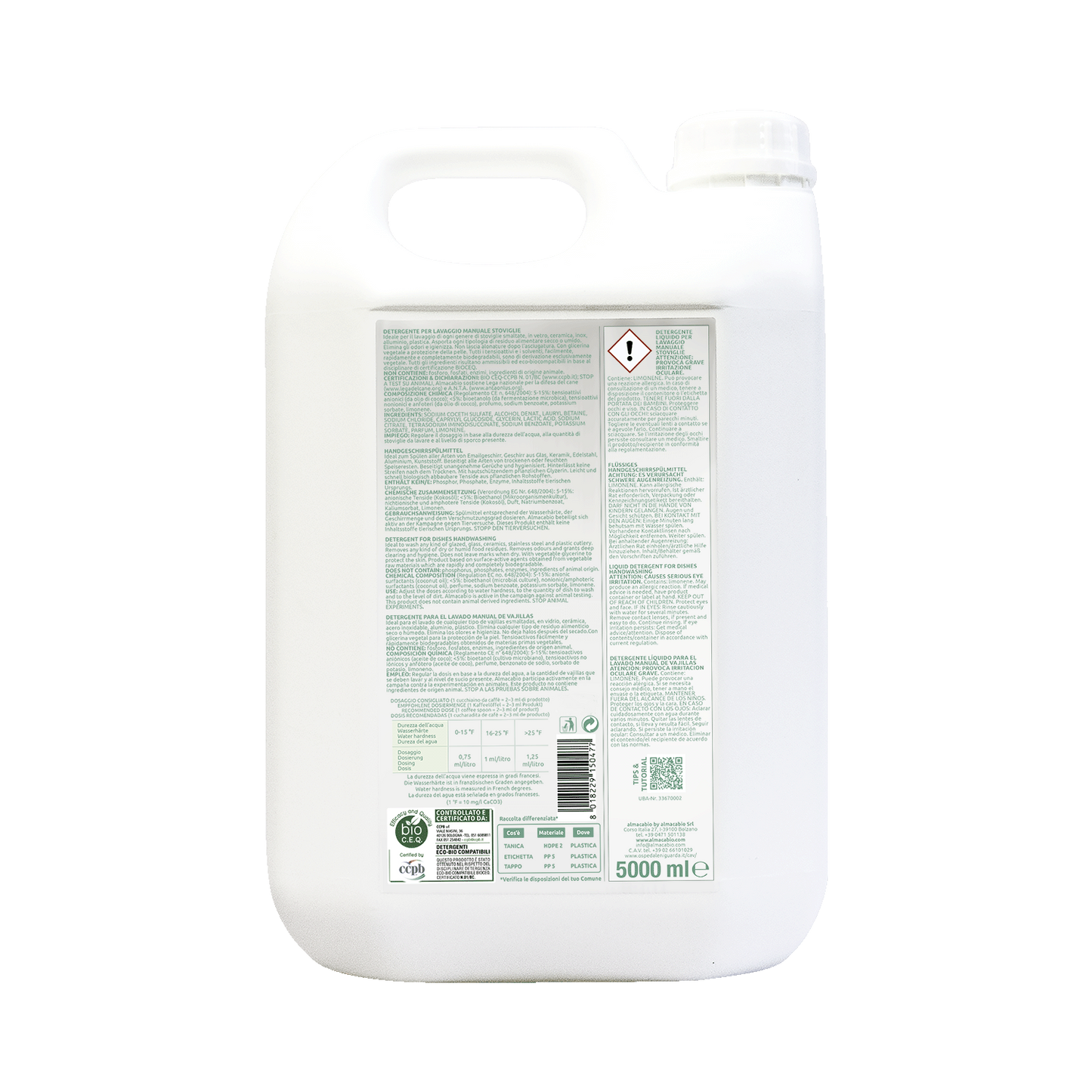 Piatti a mano - 5000 ml