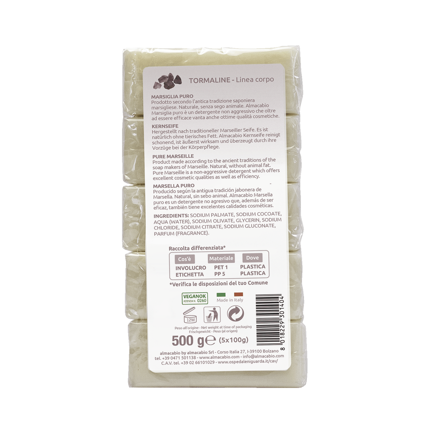 Marsiglia puro saponette - 5x100 g