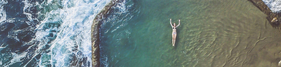ragazza nell'acqua, peace of mind
