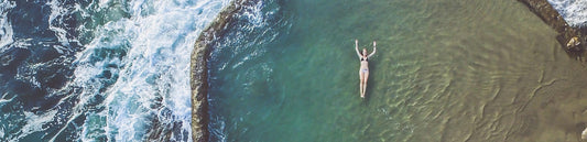 ragazza nell'acqua, peace of mind