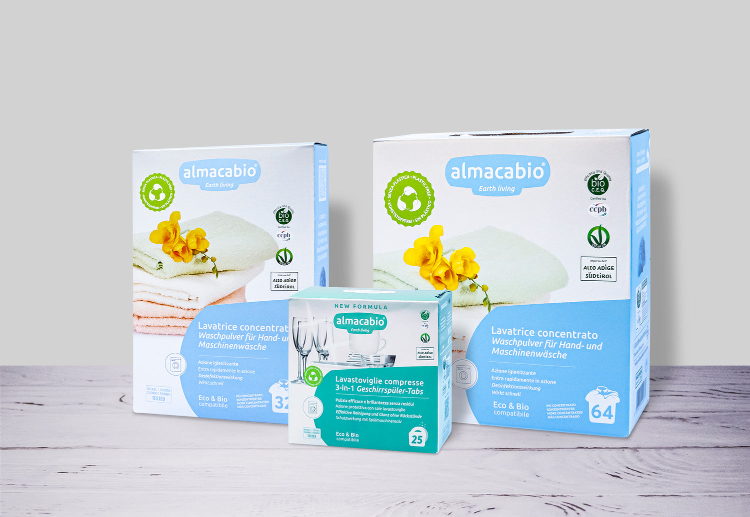 Prodotti Almacabio 100% senza plastica