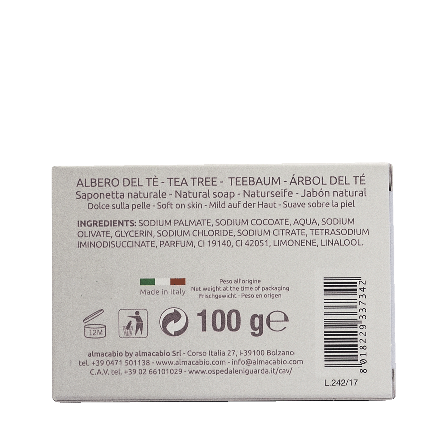 Saponetta all'Albero del Tè - 100 g