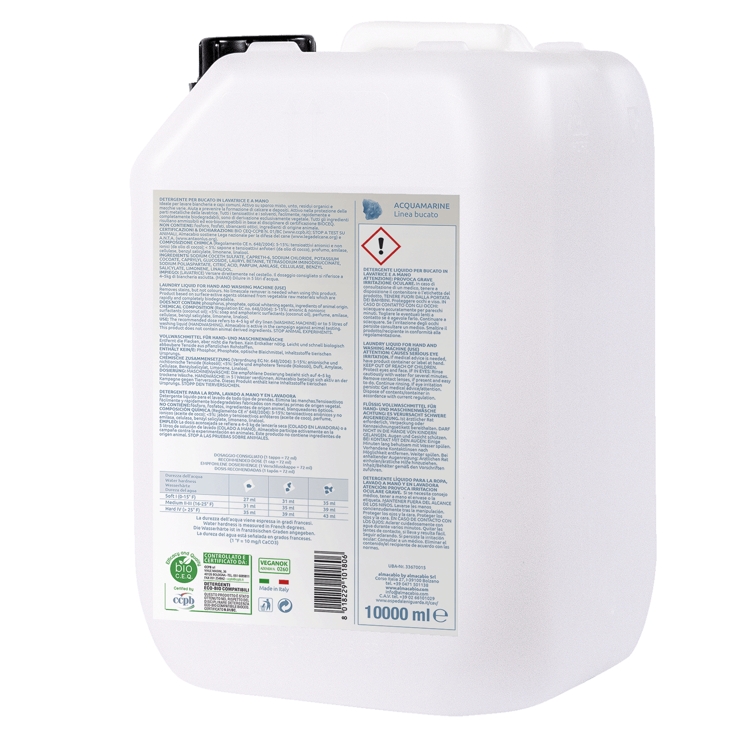 Lavatrice liquido Lavanda - 10 L