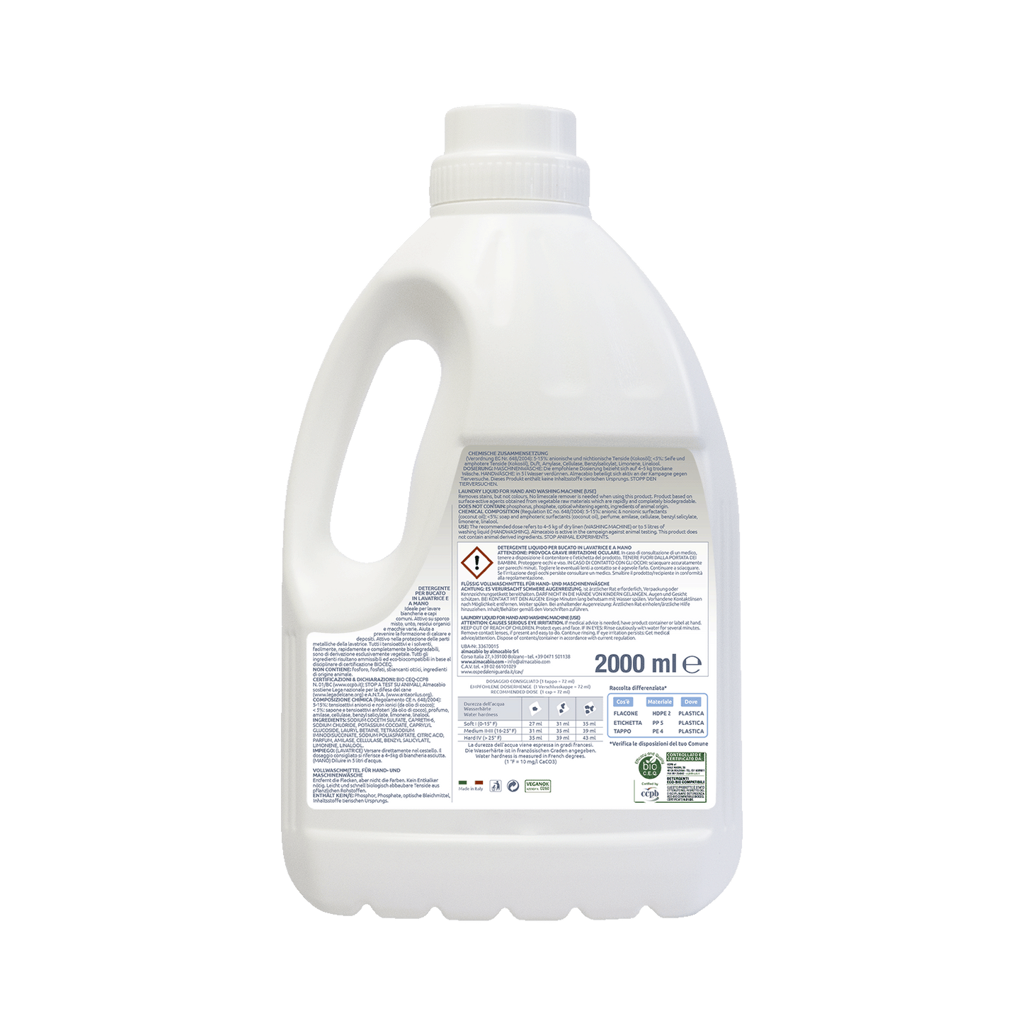 Lavatrice liquido Lavanda - 2000 ml