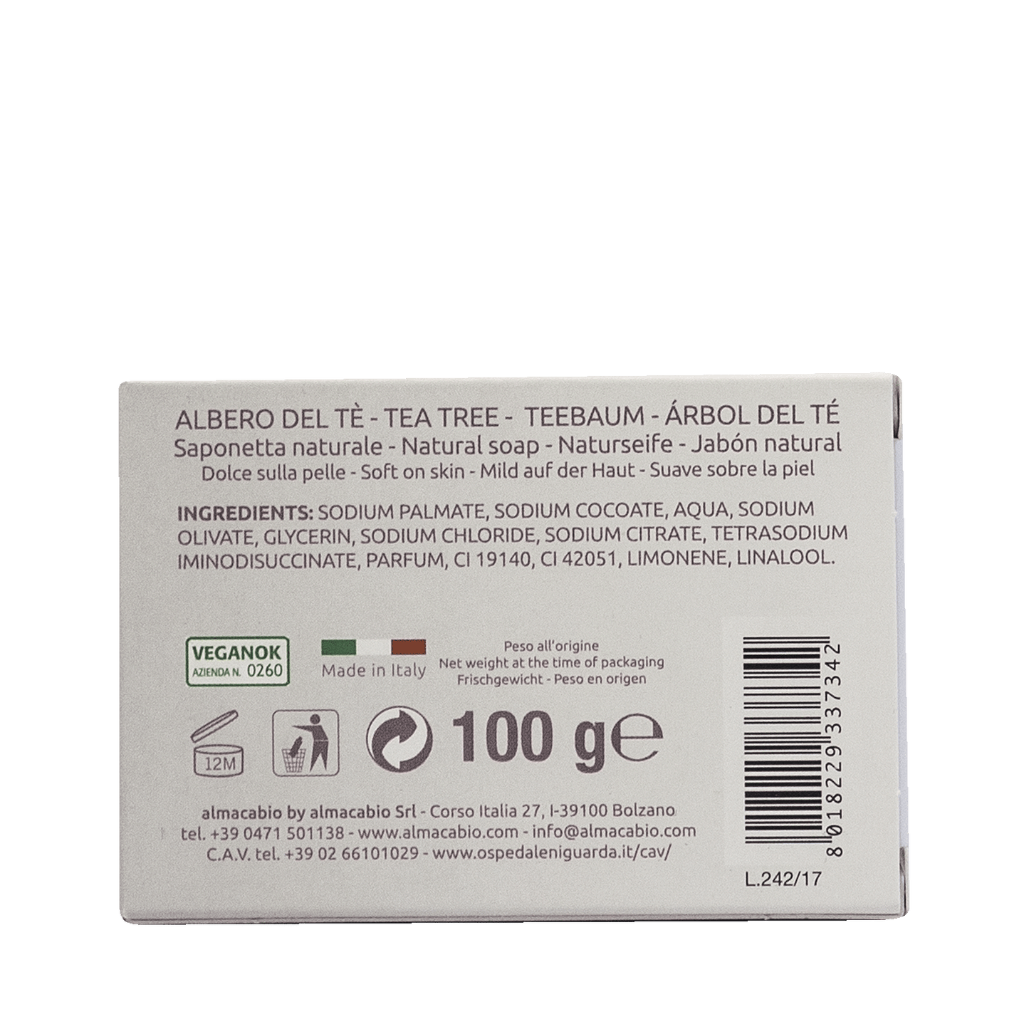 Saponetta all'Albero del Tè - 100 g