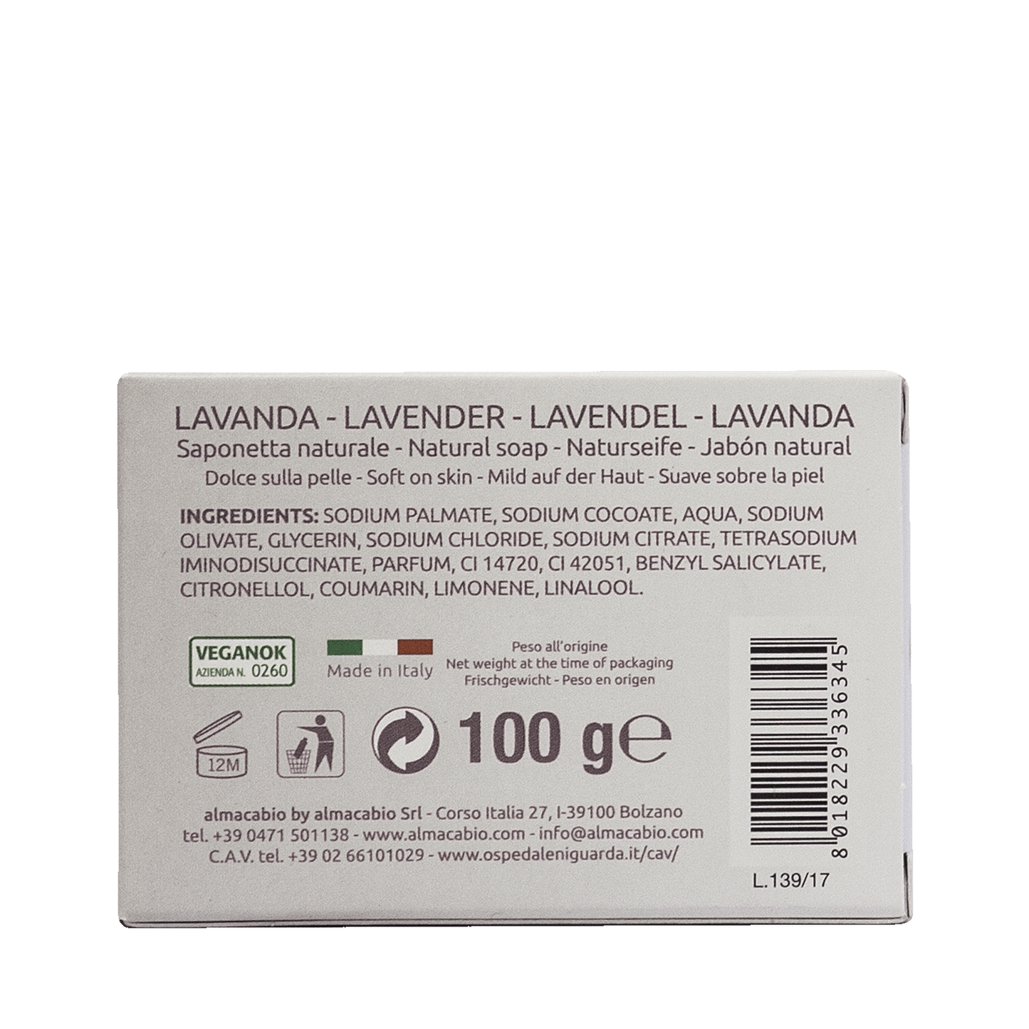 Saponetta alla Lavanda - 100 g