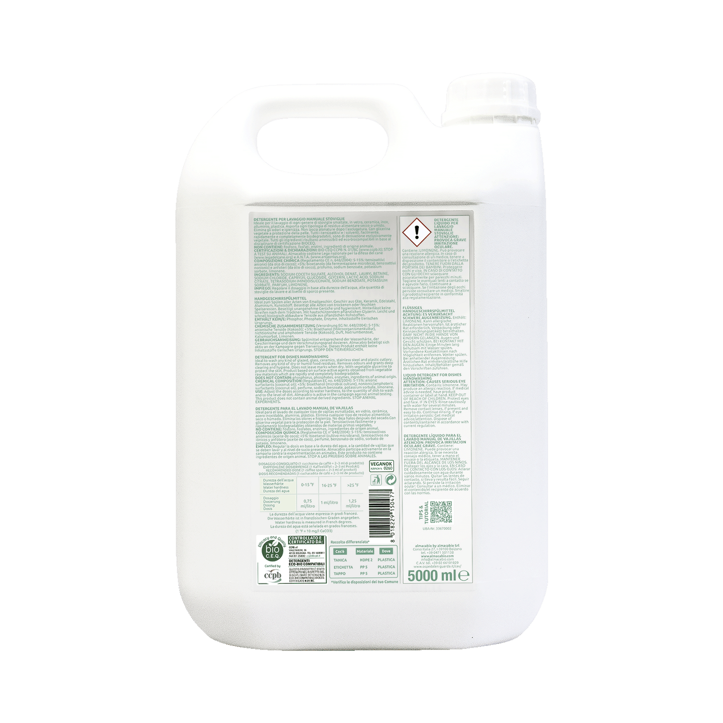 Piatti a mano - 5000 ml